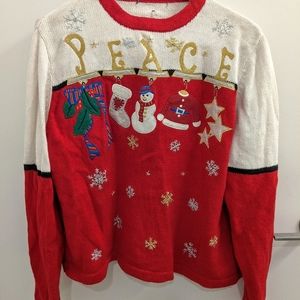 🎄🎅 "Ugly" Cute Christmas Sweater Retro Holiday Party